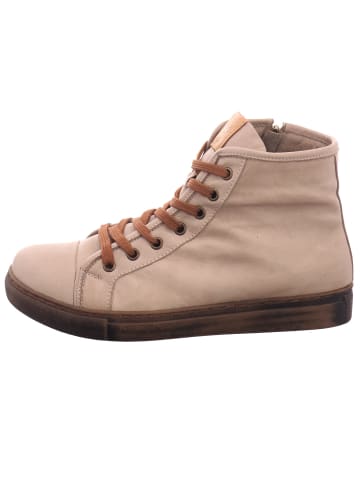 Esgano Damenschnürrstiefel warm flach  in  Beige