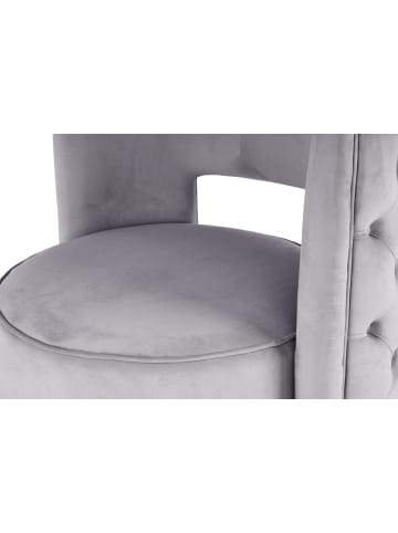 Kayoom Sessel Drehsessel Beverly in grau - gold