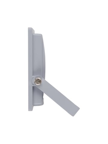 Licht-Erlebnisse Außen Wandlampe EEK F (B)17.7 x (H)14.7 cm in Grau Weiß