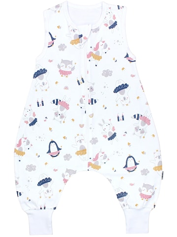 TupTam Babyschlafsack mit Beinen Unwattiert in weiß Modell 8