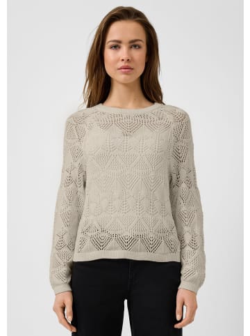 QS Strickpullover in 8160_helles sand