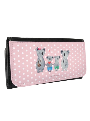 Mr. & Mrs. Panda Portemonnaie für Damen Koala Familie zwei ohne ... in Rot Pastell