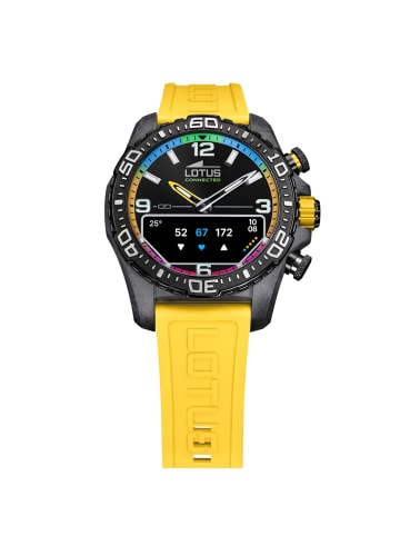 Lotus Multifunktion-Armbanduhr Lotus Multifunktion gelb groß (ca. 45mm)