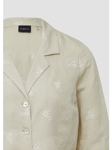 s.Oliver BLACK LABEL Bluse 3/4 Arm in Beige