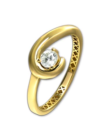 GoldDream 333 Gelbgold - 8 Karat Damen Ringe Zirkonia Fingerring  58 (18,5)