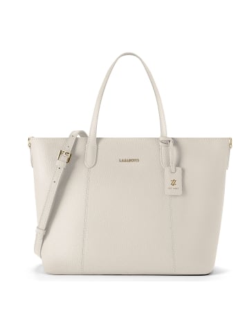 Lazarotti Bologna Leather Shopper Crossbody Tasche Leder 31 cm in cream