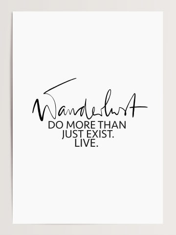 Tales by Jen Poster / Kunstdruck "Wanderlust" I Ohne Rahmen