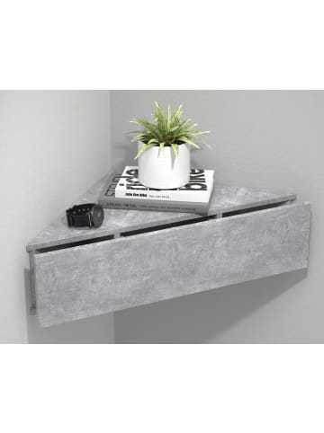 ebuy24 Nachttisch UsalS 2 Beton  60 x 43 cm