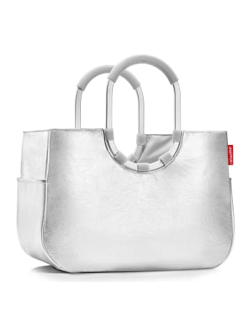 Reisenthel Loopshopper L Shopper Tasche 46 cm in silver crackle