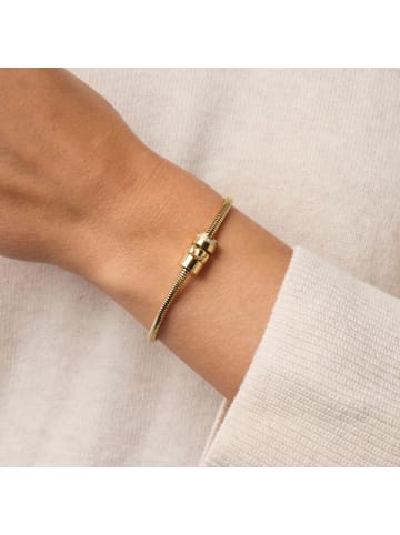 Tom Tailor Armband Edelstahl, IP gold in Gold