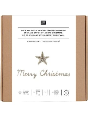 Rico Design Nonbook - Stick and Stitch Packung Merry Christmas