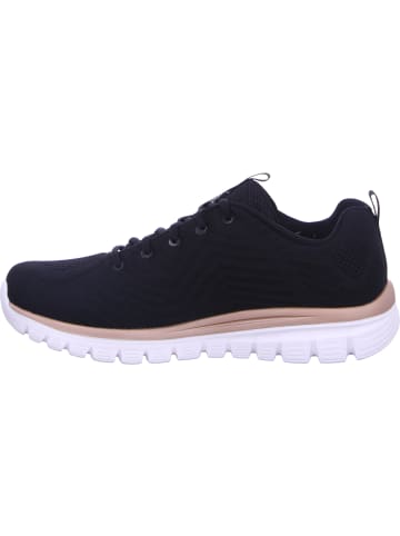 Skechers Schnürhalbschuh in schwarz