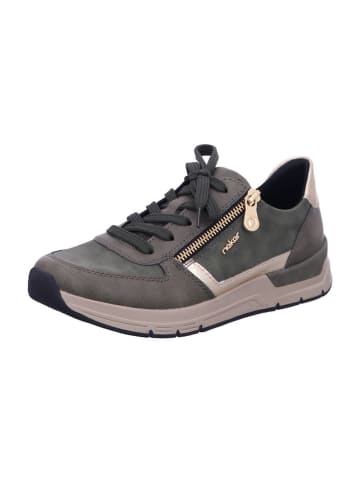 rieker Schnürschuhe in olive/moor/lightgold