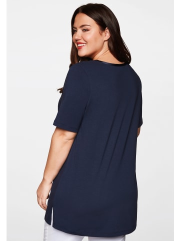 sheego Longshirt in marine