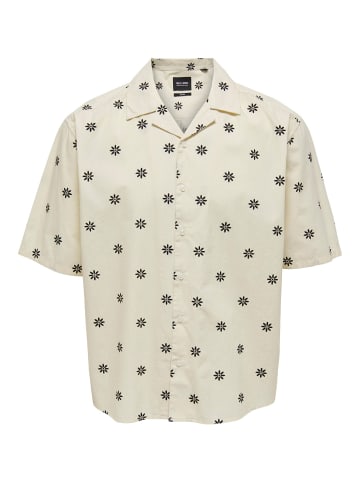 ONLY & SONS Freizeithemd in Cloud Dancer