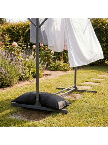 relaxdays 2 x Sandsäcke in Schwarz - (B)68 x (T)30 cm