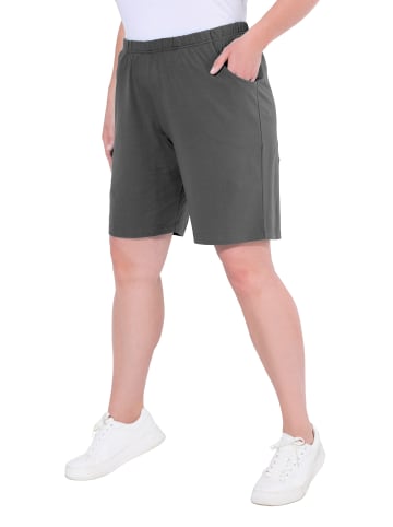 Ulla Popken Bermuda in graphitgrau