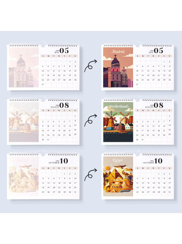 ARTNANAS Malen nach Zahlen 2026 Tischkalender -"Cocktail"