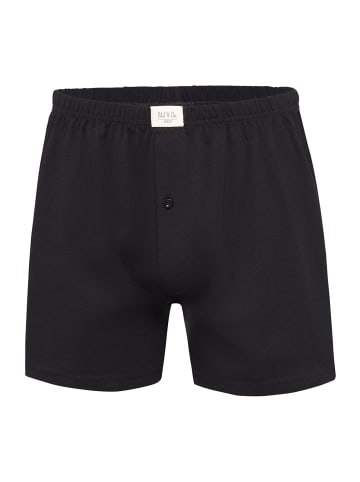 Phil & Co. Berlin  Boxer Jersey Loose Fit in black-navy