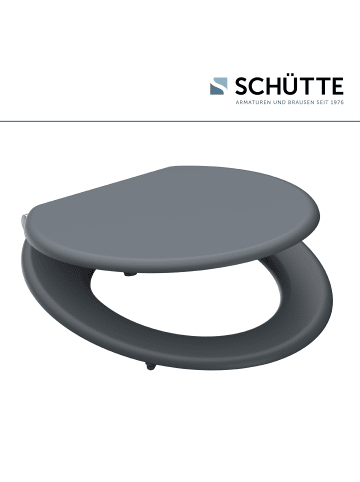 Franz Joseph Schütte MDF WC-Sitz SPIRIT GREY, mit Absenkautomatik