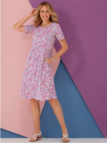 Sieh an! Jerseykleid in puder-erika-bedruckt