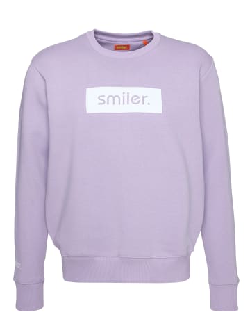 smiler. Sweatshirtpullover Cuddle. in flieder