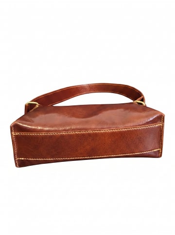 Viola Castellani Schultertasche in BROWN