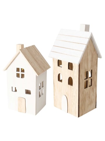 Boltze Holzdekoration in beige