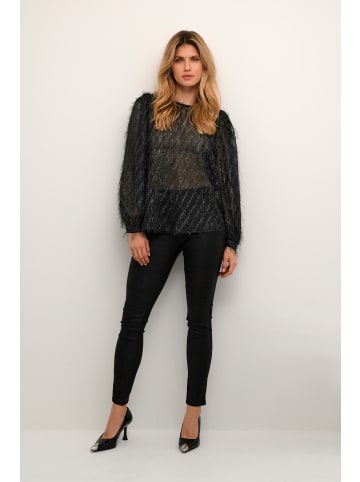 CULTURE Langarm-Bluse CUpatty Relaxed fit in Black