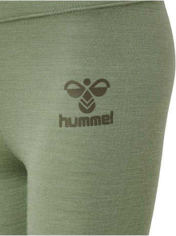 Hummel Hummel Leggings Hmlwolly Mädchen Atmungsaktiv in OIL GREEN