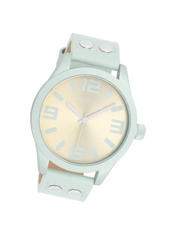 Oozoo Analog-Armbanduhr Oozoo Timepieces grau extra groß (ca. 46mm)
