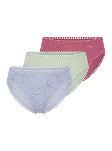 Sloggi Slip GO Crush in Lila / grün / blau