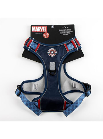 Marvel Marvel Premium Hundegeschirr L/XL verstellbares Hunde Geschirr in Blau