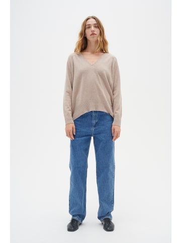 InWear Strickpullover Lukka Relaxed fit in Beige Melange