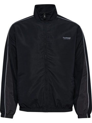 Hummel Trainingsjacke "Hmlloose Track Jacket Topscorer" in Schwarz