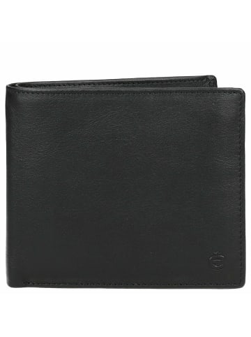 Esquire Logo - Geldbörse 8cc 12 cm RFID CARDSAFE in schwarz