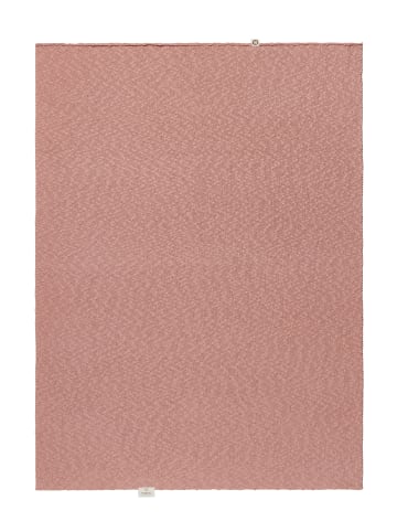 Noppies Decke Für Die Wiege Melange Knit 75X100 Cm in Misty Rose