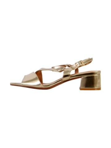Joia Sandalen mit Absatz und Riemchen Gold