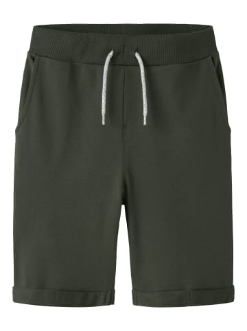 name it Shorts Elastischer Bund 3er-Set Eingrifftaschen in Grün-3