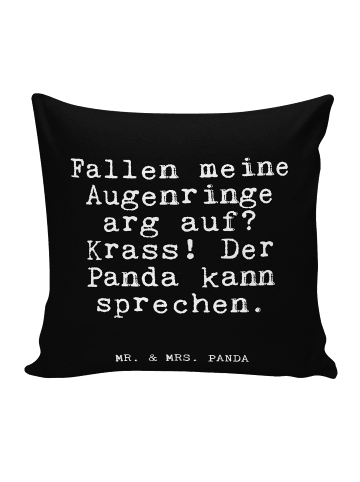 Mr. & Mrs. Panda kissen für sofa Fallen meine Augenringe arg... ... in Schwarz