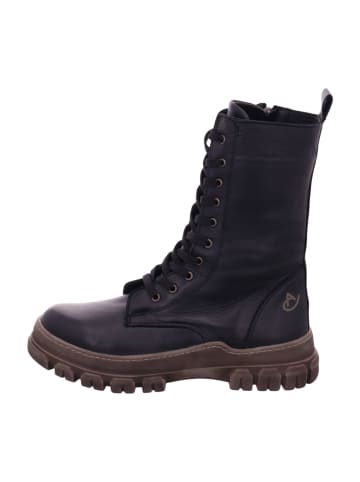 Esgano Damenschnürrstiefel kalt flach Da.- Schnürer in  Schwarz