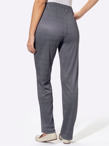 Sieh an! Jerseyhose in schwarz-kariert