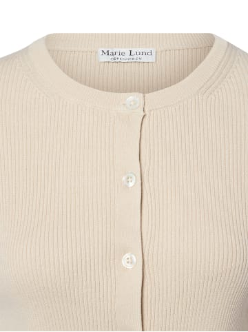 Marie Lund Strickjacke in beige - 0001