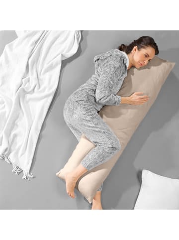 Erwin Müller Single-Jersey Seitenschläferkissenbezug Murnau in beige