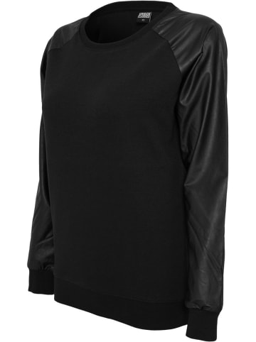 Urban Classics Sweatshirt Widenack Crew in Schwarz