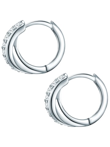 Rafaela Donata Creolen Sterling Silber Zirkonia in silber