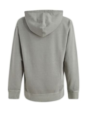 Hugo Boss Grau Baumwolle Logo Details mit Kapuze Sweatshirt