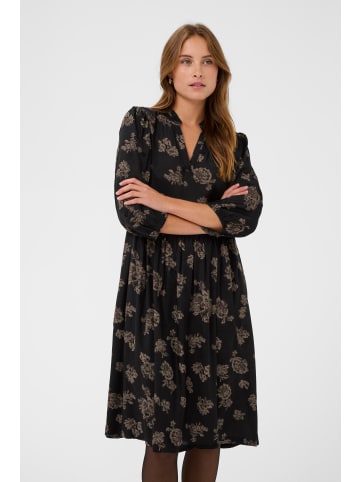 Kaffe Kleid KAeverly Regular fit in Black_Brown Flowers