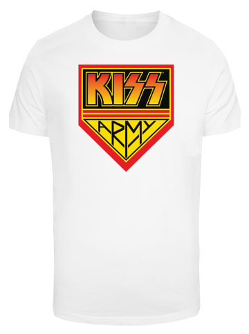 F4NT4STIC T-Shirt Kiss Army Logo in weiß
