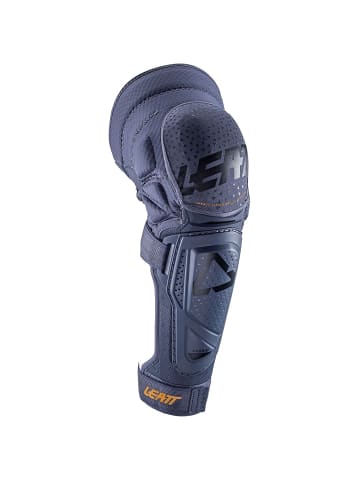 Leatt KNEE AND SHIN GUARD 3DF HYBRID EXT in Blau